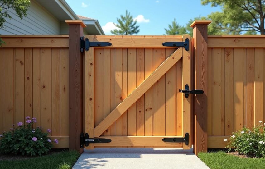 how to build a fence gate that won't sag