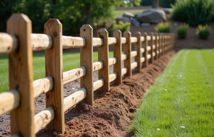 how far apart should wood fence posts be
